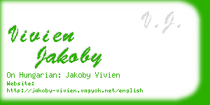 vivien jakoby business card